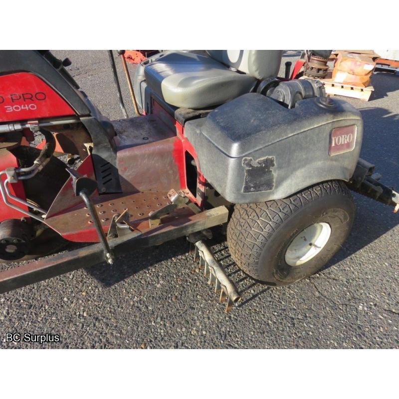 Q-1001: Toro Sand Pro 3040 Cleaning & Grooming Machine