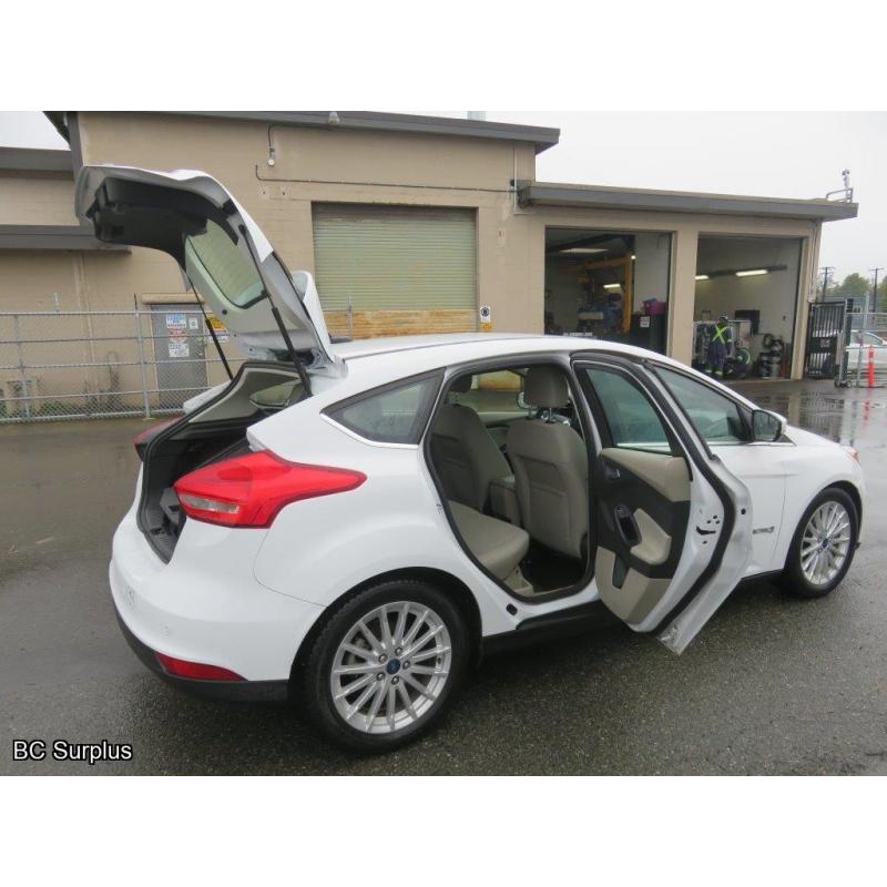 Q-1003: 2018 Ford Focus Electric – 49178 kms