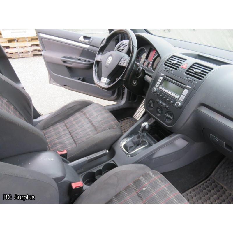 Q-1004: 2007 Volkswagen GTI Hatchback – 327087 kms