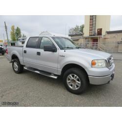 Q-1008: 2008 Ford F150 XLT Crew Cab 4x4 Pickup – 265517 kms