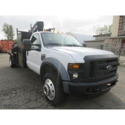 Q-1013: 2009 Ford F550 XL SD 4x4 with Hiab 060 Crane – 138840 kms