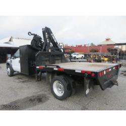 Q-1013: 2009 Ford F550 XL SD 4x4 with Hiab 060 Crane – 138840 kms