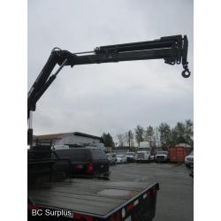 Q-1013: 2009 Ford F550 XL SD 4x4 with Hiab 060 Crane – 138840 kms