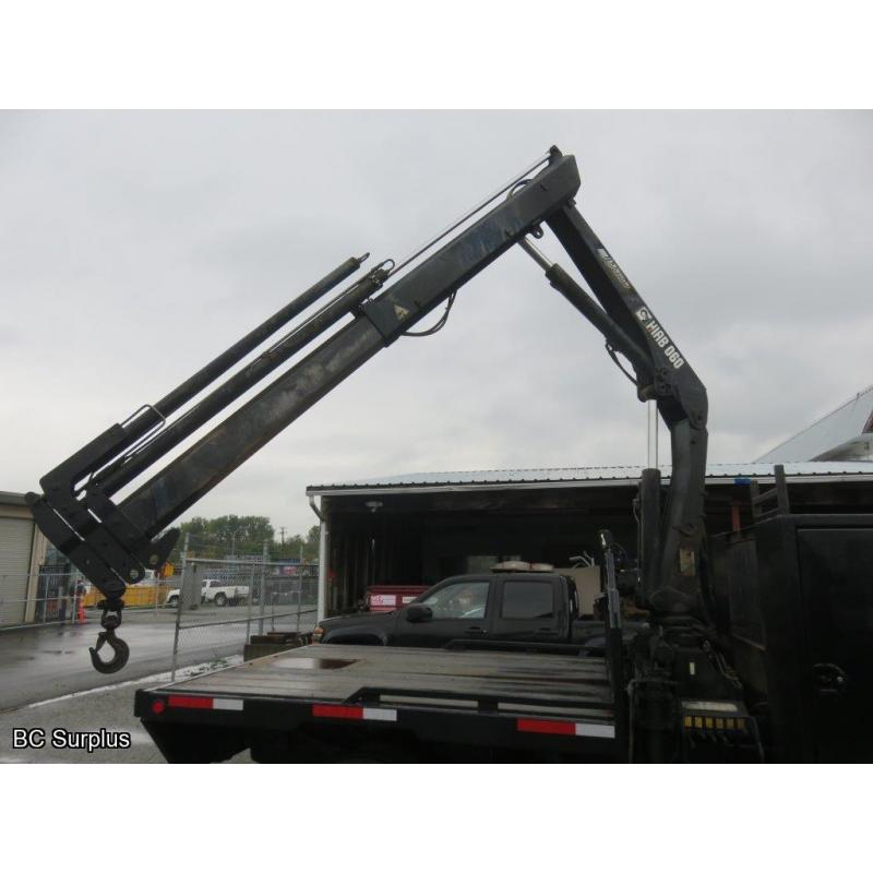 Q-1013: 2009 Ford F550 XL SD 4x4 with Hiab 060 Crane – 138840 kms