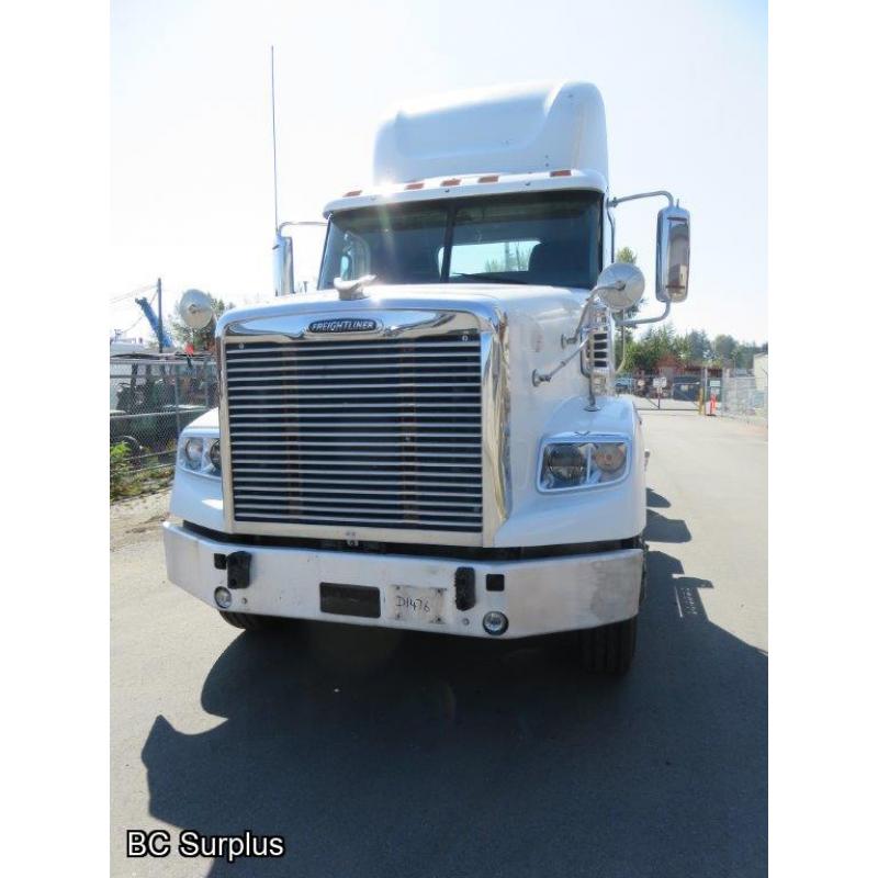 Q-1014: 2013 Freightliner Coronado T/A with Wet Kit – 463203 kms