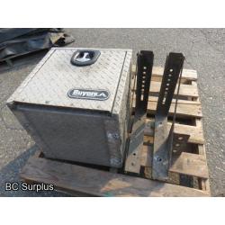 Q-263: Checkerplate Buyers Aluminum Truck Tool Box