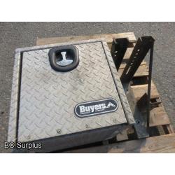 Q-263: Checkerplate Buyers Aluminum Truck Tool Box