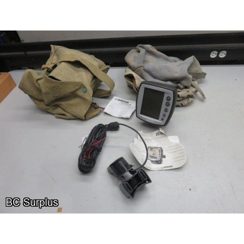 Q-86: Fishing Supplies; Vest; Fish Finder – 1 Lot