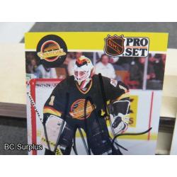 Q-10: Autographed Kirk McLean Hockey Cards – 2 Items