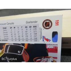 Q-10: Autographed Kirk McLean Hockey Cards – 2 Items