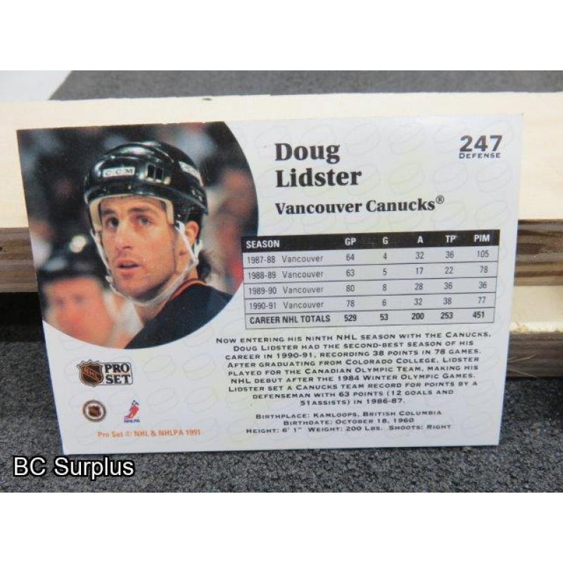 Q-11: Autographed Doug Lidster Hockey Cards – 2 Items