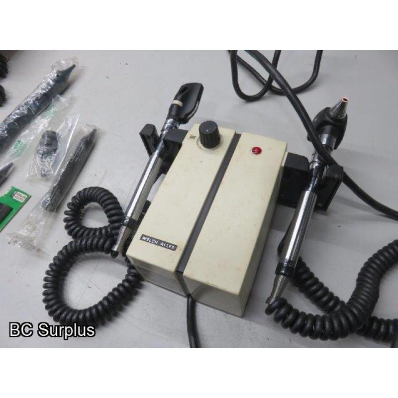 Q-82: Welch Allen Ophthalmoscope & BP Meter – 2 Items