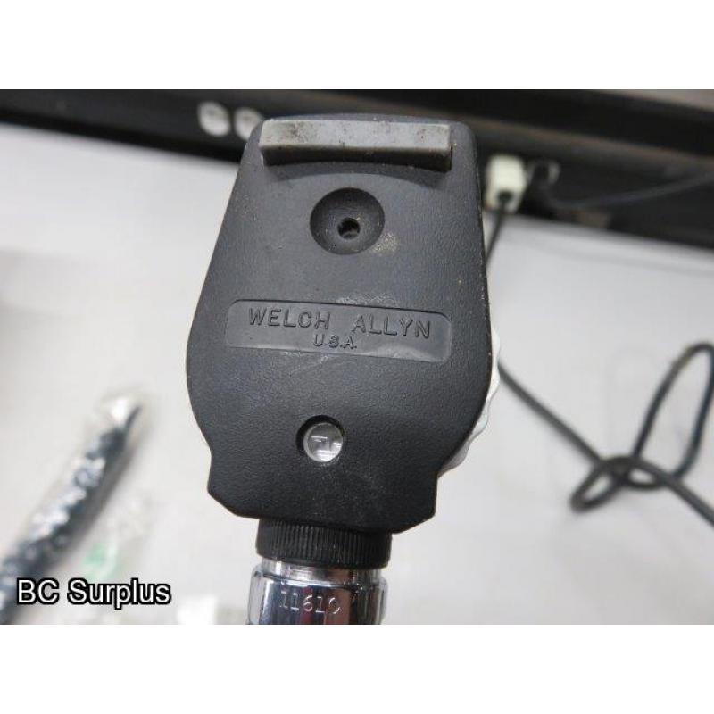 Q-82: Welch Allen Ophthalmoscope & BP Meter – 2 Items