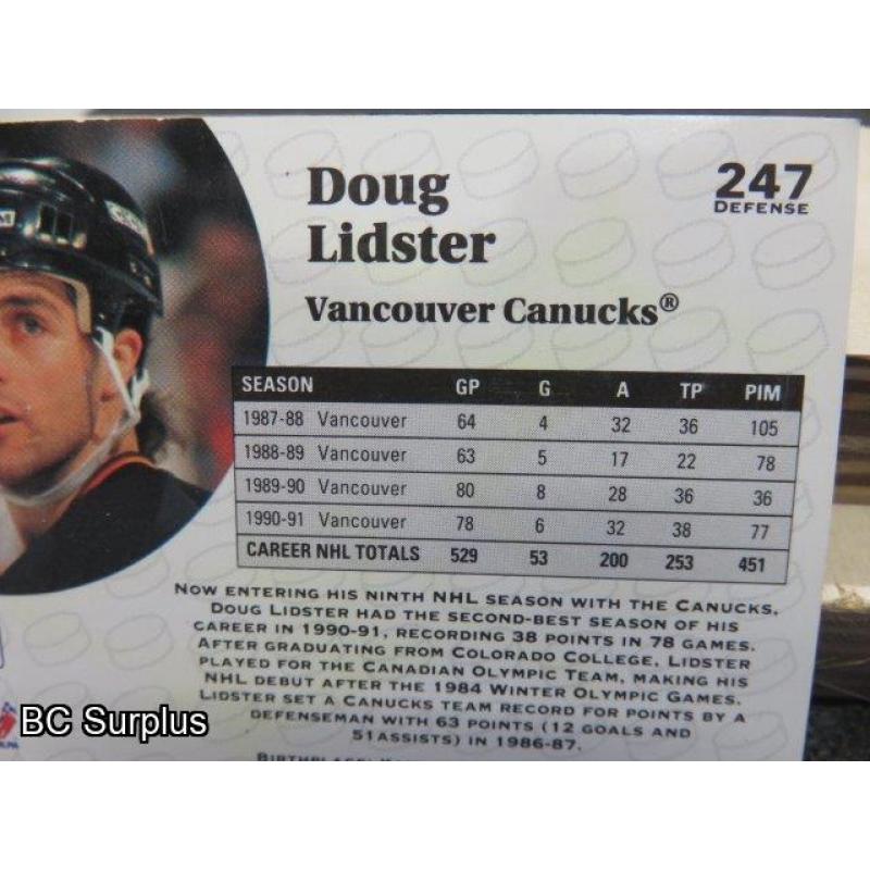 Q-11: Autographed Doug Lidster Hockey Cards – 2 Items