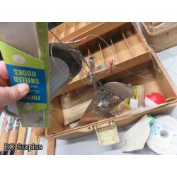 Q-87: Fishing Supplies & Lead Weights – 1 Lot