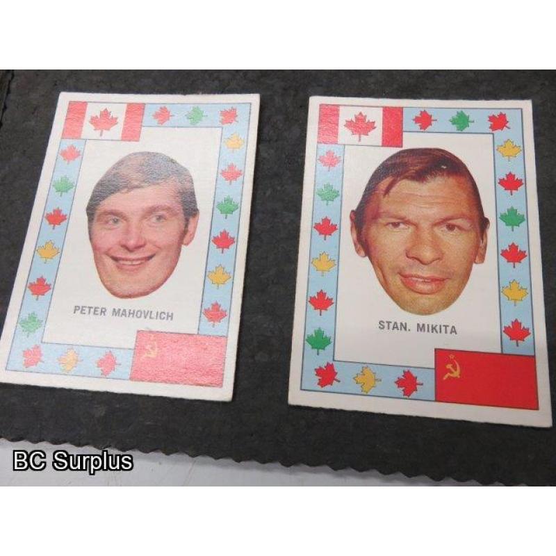 Q-15: 1972 Canada Russia Series Hockey Cards – PLUS Extra