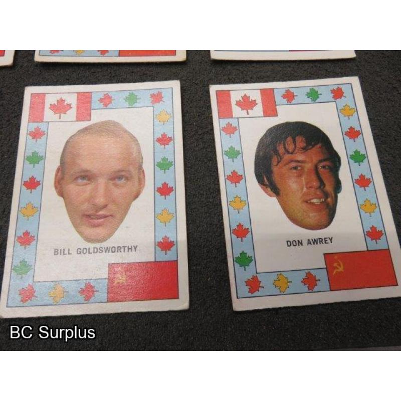 Q-15: 1972 Canada Russia Series Hockey Cards – PLUS Extra