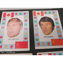 Q-15: 1972 Canada Russia Series Hockey Cards – PLUS Extra