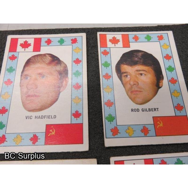 Q-15: 1972 Canada Russia Series Hockey Cards – PLUS Extra