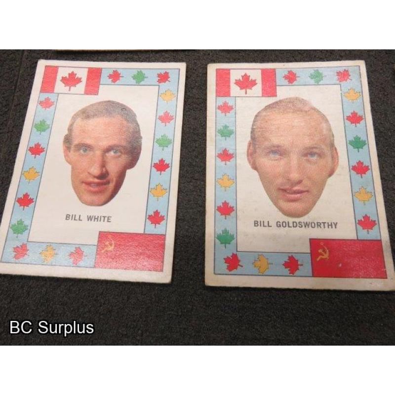 Q-15: 1972 Canada Russia Series Hockey Cards – PLUS Extra