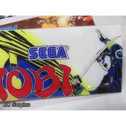 Q-30: Sega Video Game Headers – Various – 3 Items