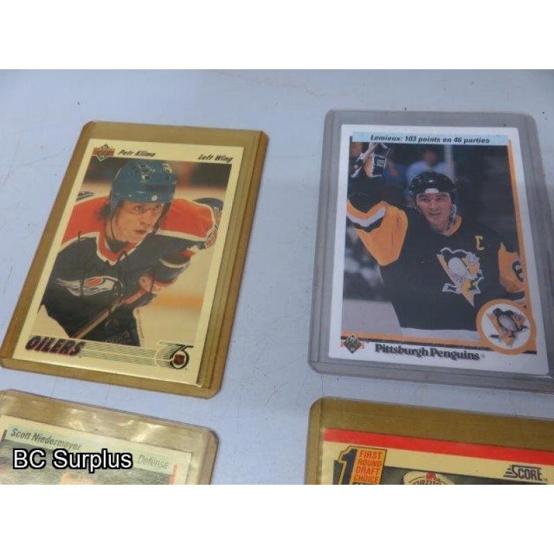 Q-41: Hockey Cards – 1990 to 1993 – Various – 31 Items