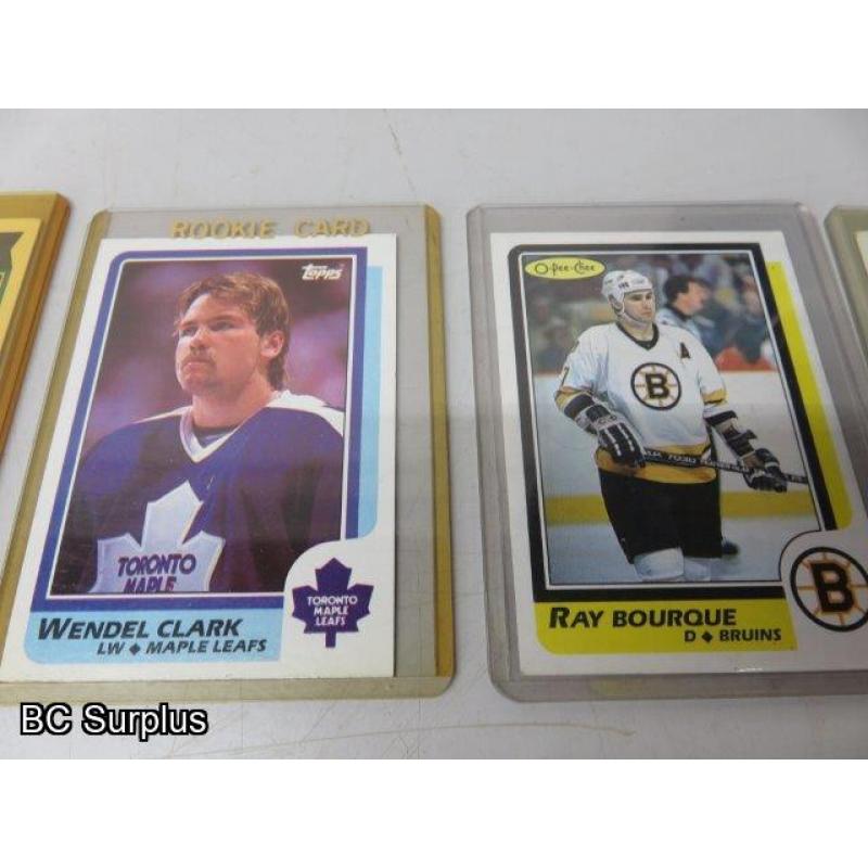 Q-44: Hockey Cards – 1980 to 1986 – Various – 9 Items