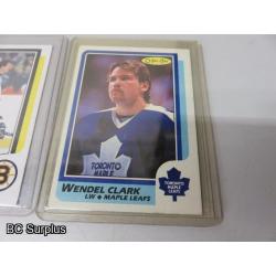 Q-44: Hockey Cards – 1980 to 1986 – Various – 9 Items