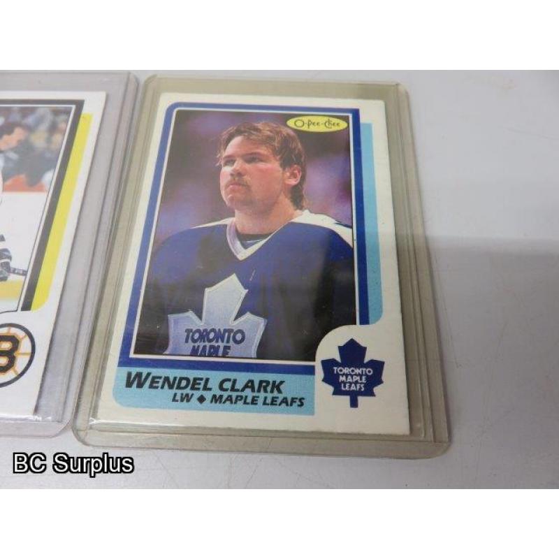 Q-44: Hockey Cards – 1980 to 1986 – Various – 9 Items