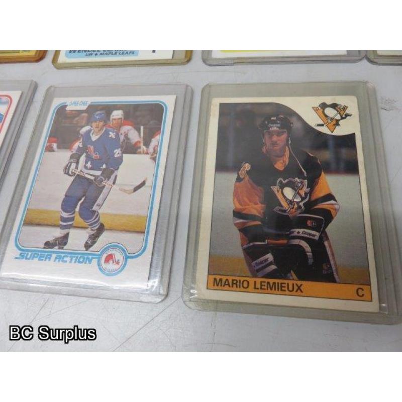 Q-44: Hockey Cards – 1980 to 1986 – Various – 9 Items