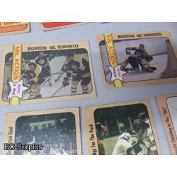 Q-48: Hockey Cards – 1971 to 1972 – Various – 24 Items