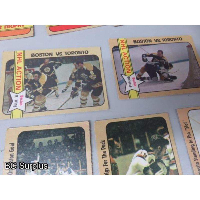 Q-48: Hockey Cards – 1971 to 1972 – Various – 24 Items