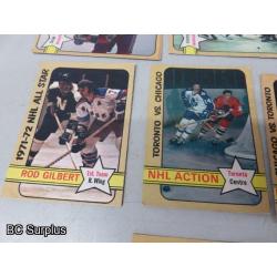 Q-48: Hockey Cards – 1971 to 1972 – Various – 24 Items