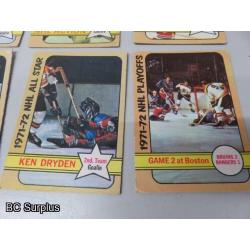 Q-48: Hockey Cards – 1971 to 1972 – Various – 24 Items