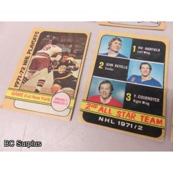 Q-48: Hockey Cards – 1971 to 1972 – Various – 24 Items