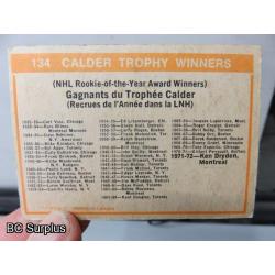 Q-48: Hockey Cards – 1971 to 1972 – Various – 24 Items