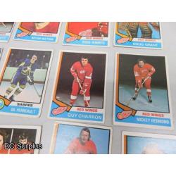 Q-49: Buffalo & Detroit Hockey Cards – 1972 to 1974 – 29 Items