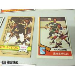 Q-50: Hockey Cards – 1972 to 1984 – Various – 32 Items