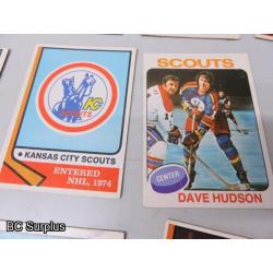 Q-50: Hockey Cards – 1972 to 1984 – Various – 32 Items