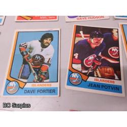 Q-50: Hockey Cards – 1972 to 1984 – Various – 32 Items