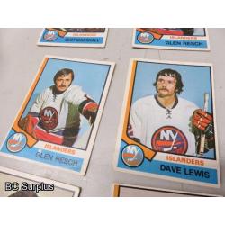 Q-50: Hockey Cards – 1972 to 1984 – Various – 32 Items