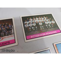 Q-51: Hockey Cards – 1972 to 1975 - Various Teams – 45 Items