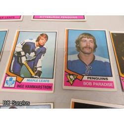 Q-51: Hockey Cards – 1972 to 1975 - Various Teams – 45 Items