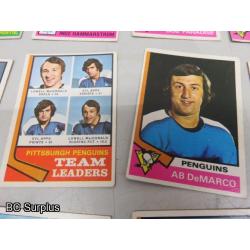 Q-51: Hockey Cards – 1972 to 1975 - Various Teams – 45 Items