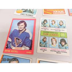 Q-51: Hockey Cards – 1972 to 1975 - Various Teams – 45 Items