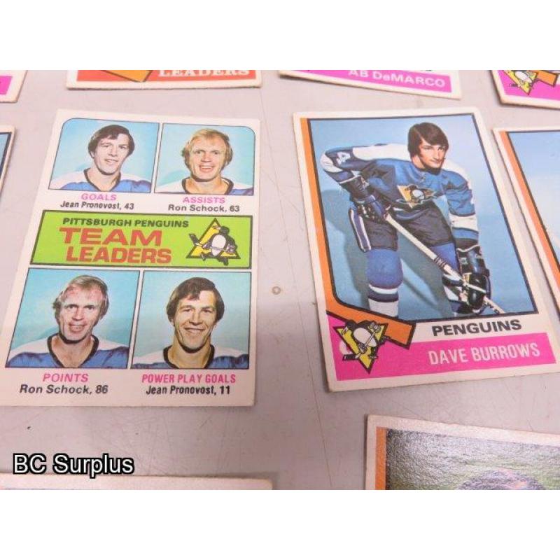 Q-51: Hockey Cards – 1972 to 1975 - Various Teams – 45 Items