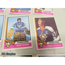 Q-51: Hockey Cards – 1972 to 1975 - Various Teams – 45 Items