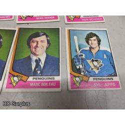 Q-51: Hockey Cards – 1972 to 1975 - Various Teams – 45 Items