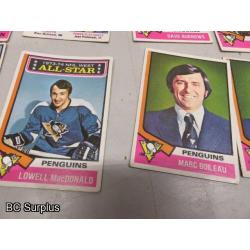 Q-51: Hockey Cards – 1972 to 1975 - Various Teams – 45 Items