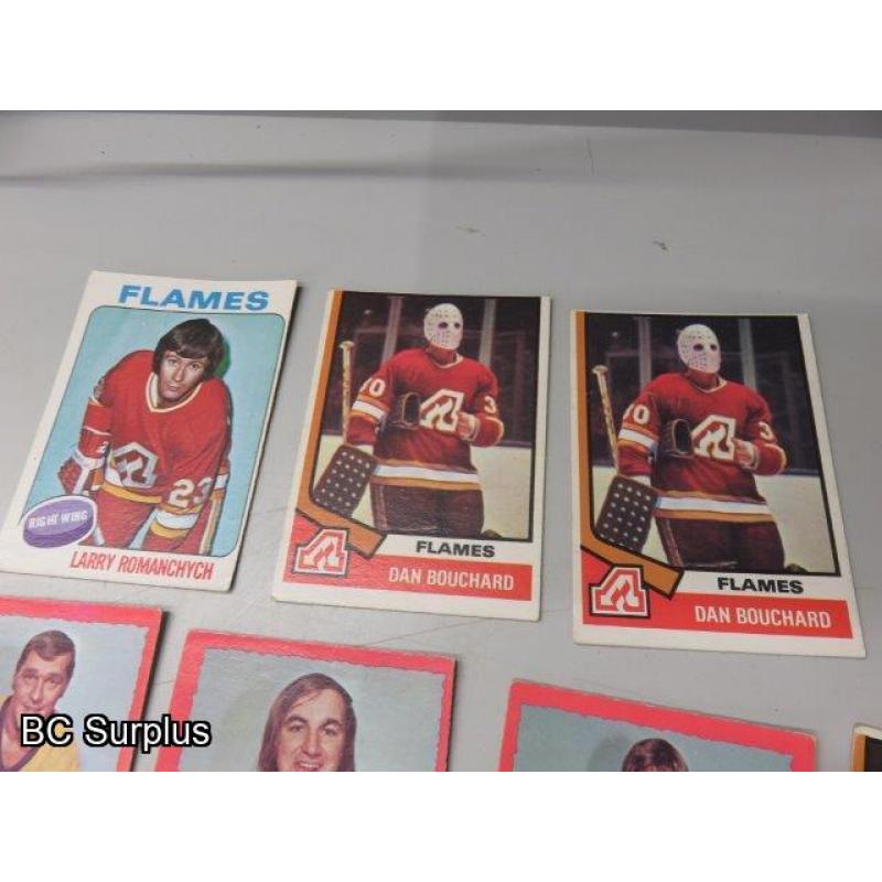 Q-52: Hockey Cards – 1972 to 1986 – Various Teams – 45 Items